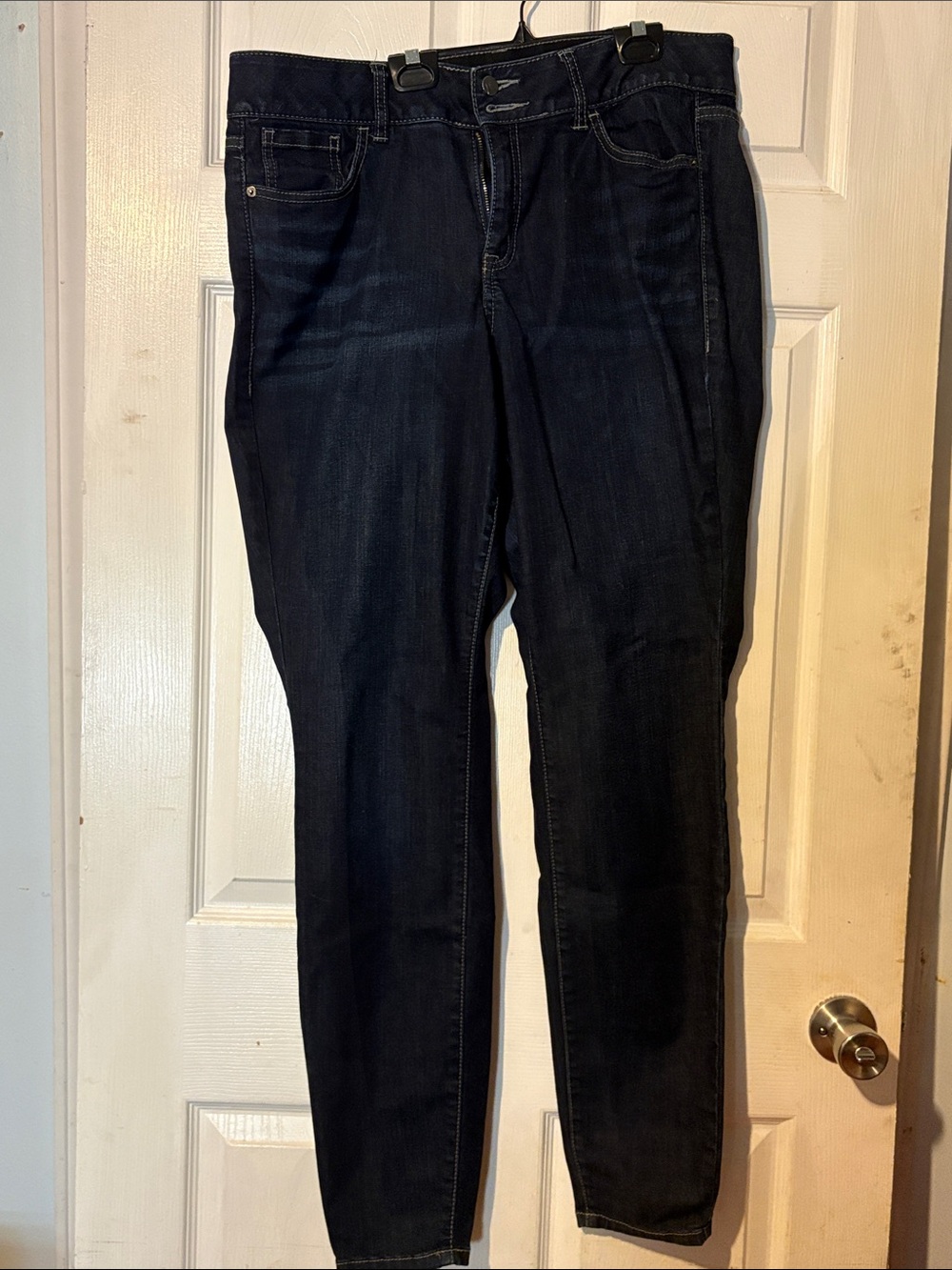 Lane Bryant Dark Indigo Skinny Jeans 14 Long